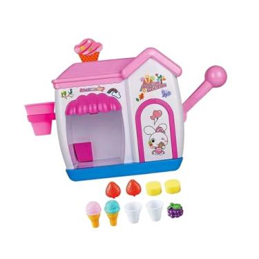 Imagem de Esquirla Fabricante de espuma de sorvete, brinquedos de banho, conjunto de bolo de simulação, fácil de usar, presentes de aniversário portáteis, brinquedo