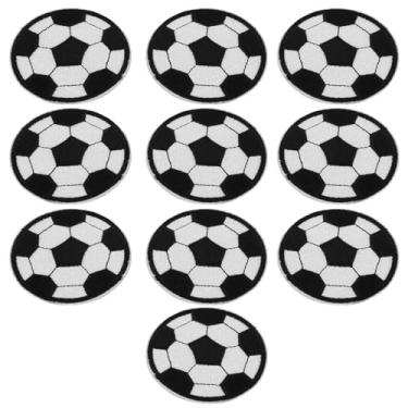 Imagem de Generic 10pcs de Decoração de Bola de Futebol, Adesivo de Remendo de Futebol, Acessórios de Roupas de Bordados, Decoração de, Costura de para Casa