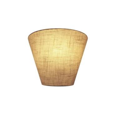 Imagem de Arandela Retro Cone Md-2001 Cúpula Em Tecido 25-26x13cm Rustico Bege - Bivolt