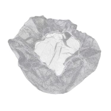 Imagem de Touca De Rede Cor Branca 19 Unidades Proteção Capilar Embaladas Individualmente