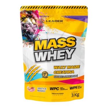 Imagem de MASS WHEY REFIL 3000G - MORANGO