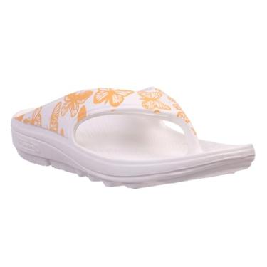 Imagem de Spenco Sandália feminina confortável, Branco/Coral, 12 Wide