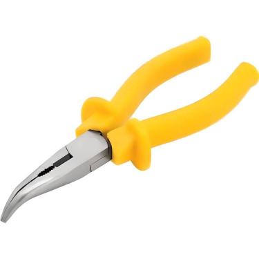 Imagem de Alicate de Bico Meia Cana Curvo 6"" com Cabo Isolado de 1000 Volts - 3662061506 - VONDER