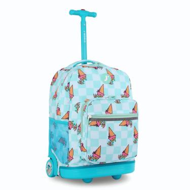 Imagem de Mochila com rodinhas J World Sunrise 18, viagem escolar para meninos/meninas