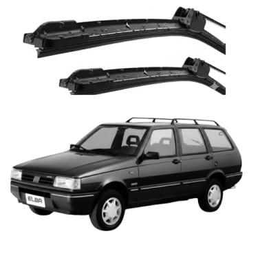 Imagem de TIGER AUTO KIT PALHETAS DE PARABRISA EM SILICONE PREMIUM, COMPATÍVEL FIAT ELBA 1986 A 1997, VISÃO SEGURA E LIMPEZA EFICIENTE