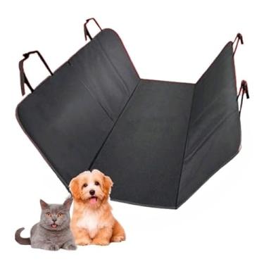 Imagem de Capa Proteção Banco Carro Pet Cachorros Gatos Saída De Praia Impermeável Preta