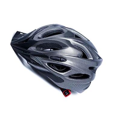 Imagem de Generic Capacete de Ciclismo, Capacete de Bicicleta Com Design de Fivela Durável para Homens (Fibra de Carbono Preto)