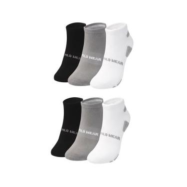 Imagem de Kit 6 Pares de Meias Cano Curto Femininas Polo Wear Sortido, Sortido, 