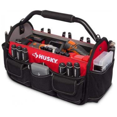 Imagem de Bolsa de Ferramentas Organizadora com 20 Compartimentos, HUSKY 82002N11, Preto