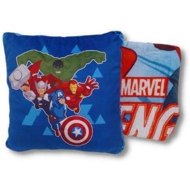 Imagem de Kit Almofada E Manta Infantil Avengers Luxo Os Vingadores