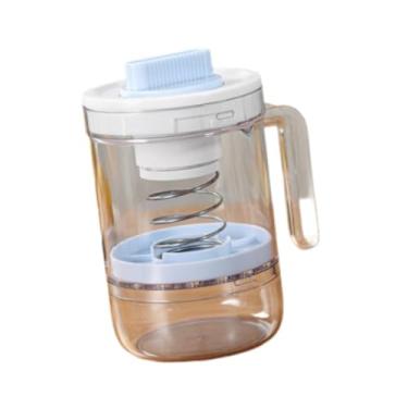 Imagem de Baoblaze Coador de iogurte grego com tampa, filtro de de frutas para leite, alça portátil, multiuso com malha fina, Azul