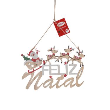 Imagem de PLACA FELIZ NATAL TRENO MAD FST