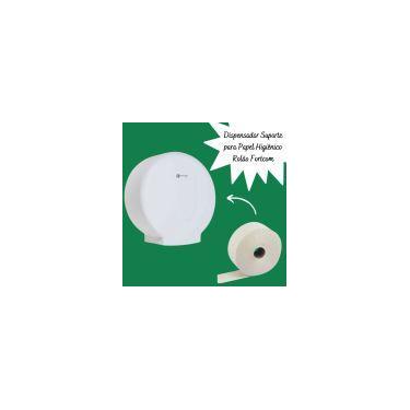 Imagem de Mazzo Suporte Rolão Porta Papel Toalha Bobina Industrial Parede Aço Re