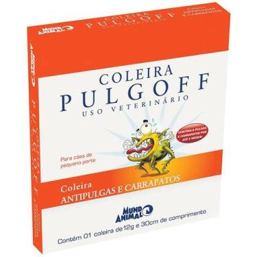 Imagem de Coleira Antipulgas Pulgoff Ate 5 Meses Protecao Caes 30Cm - Mundo Anim