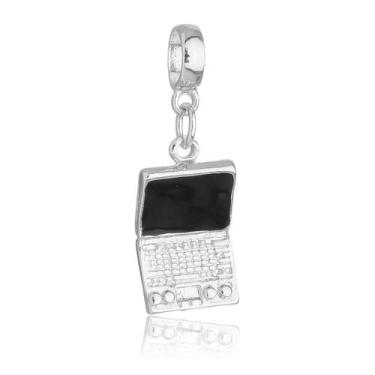 Imagem de Berloque Notebook Banhado a Prata 925 - Work Semijoias