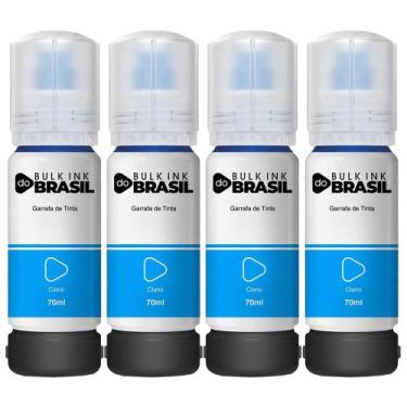 Imagem de Kit 4 Tintas Para Epson L4160 L4150 T504 L6171 L6161 L6191 - Bulk Ink 