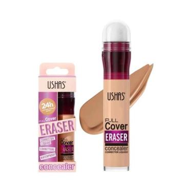 Imagem de Base Líquida À Prova d'Água Com Esponja, 12 Cores, USHAS, Sem Remoção 