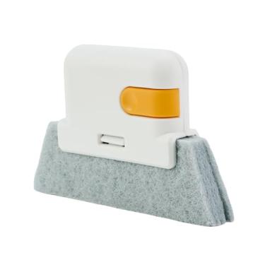 Imagem de Generic Escova de limpeza de janela, limpador de trilhos de porta deslizante, peitoril, linhas de azulejo, obturador, aberturas de carro, teclado, pequenos espaços amarelos