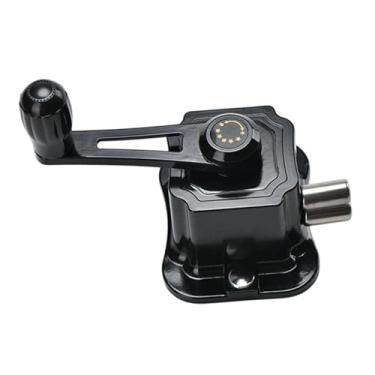 Imagem de KiBcsLic Substituição de manivela para elevação de escorredor de roupa para Fácil instalação Enrolador de corda de aço de 1,8 m Peças de reparo, Preto