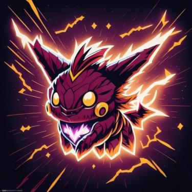 Imagem de Adesivo de Parede Estilo Anime Monstros Fofinhos Decoração Infantil Colorida 30x30cm