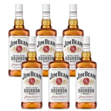 Imagem de Kit 6 Whisky Jim Beam Bourbon 1L
