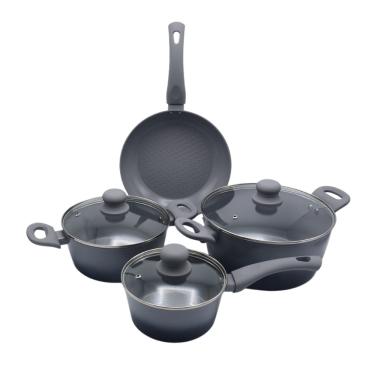 Imagem de Jogo de Panela 4 Peças A5 Parma com Indução - Cinza