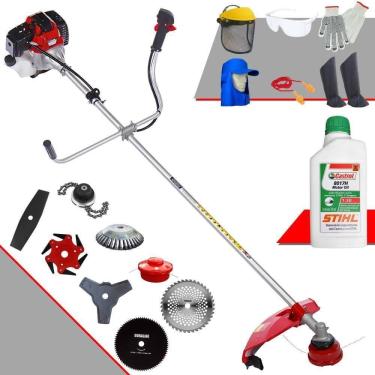 Imagem de Roçadeira Toyama Rt52l 52cc 2hp 8 Em 1 + Epi + óleo Stihl