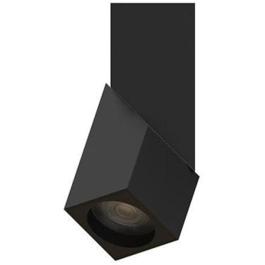 Imagem de Spot Sobrepor Square Orientável Led Preto 12W 3000K