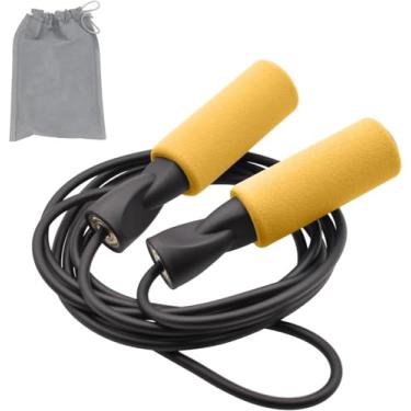 Imagem de FEELCAT Corda de pular rápido – Cordas de salto rápido – Treino de resistência para boxe, MMA, equipamento de treino de artes marciais ou apenas para ficar em forma ajustável para homens, mulheres e