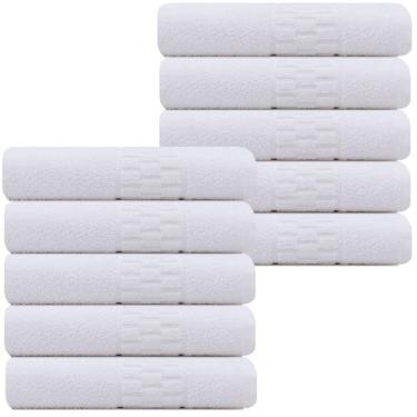 Imagem de Kit 10 Toalhas Rosto Profissional para Salão de Beleza SPA Hotel Acade