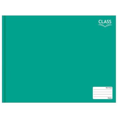 Imagem de Caderno meia pauta Foroni class brochura verde 96 folhas