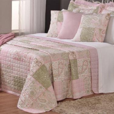 Imagem de Kit Cobre Leito Colcha Tunes King 3 Peças Estampado 180 Fios Loire 100% Poliéster