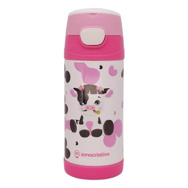Imagem de Garrafa Térmica Top Handle 350ML VAQUINHA ZUZU Zona Criativa-Unissex