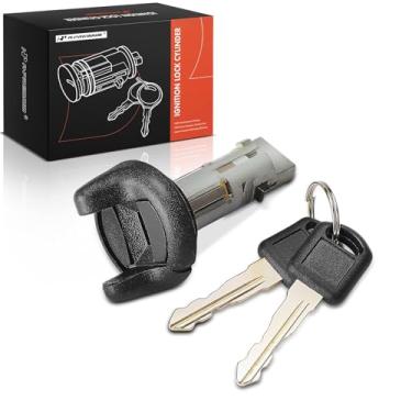 Imagem de A-Premium Cilindro de bloqueio de ignição com 2 chaves compatível com veículos Chevrolet, GMC e Cadillac - Tahoe 1998-2000, Blazer 1998, Yukon 1998-2000, Escalade 1999-2000, C1500, C2500, C3500, K1500