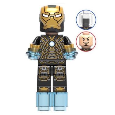 Imagem de Boneco Blocos De Montar Homem De Ferro Armadura Mark Mk41