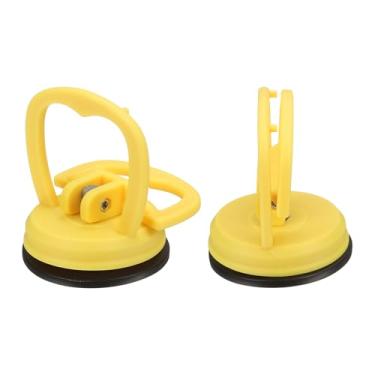 Imagem de PATIKIL Ventosa de tela de 2 peças, ventosa de reparo de tela de telefone de 2,4 polegadas, amarelo