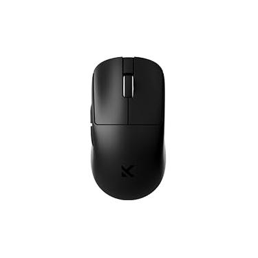 Imagem de MCHOSE Mouse para jogos sem fio L7 Ultra Plus, sensor PAW3950 42K, 500mAh, polling duplo 8K sem fio/com fio, peso ultraleve de 46 g, conexão RF/BT/com fio de 2,4 GHz - preto