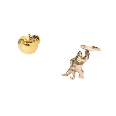 Imagem de Fenteer Escultura de Frutas, Estatueta de Cerâmica, Coleção de Decoração, Artesanato, Ornamento Delicado, Estátua de Mesa E Arte, Escultura de Resina com Band