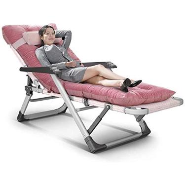 Imagem de Espreguiçadeiras de jardim, espreguiçadeiras dobráveis e acolchoadas, cadeira de gravidade zero, encosto ajustável, espreguiçadeiras de jardim, praia, espreguiçadeiras, fortes e estáveis