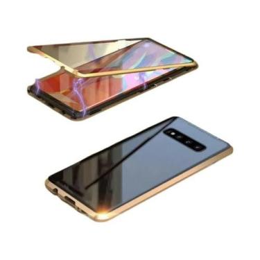 Imagem de Capa De Telefone De Vidro Dupla Face Magnética De Metal Samsung S25 S2