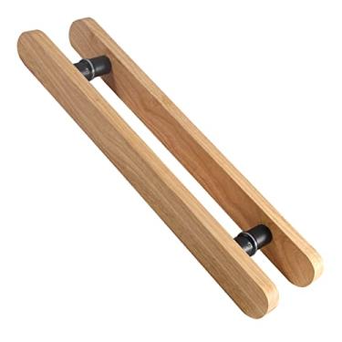 Imagem de Maçaneta de porta dupla face puxador de porta de madeira moderna, maçaneta de porta moderna para casa de banho, garagem, maçaneta, portas de vidro/metal/ferro, maçanetas de portas públicas com