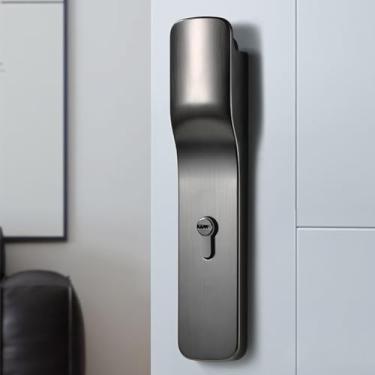 Imagem de Maçaneta de porta fechadura de porta falsa ouro preto interior quarto (cor: D, tamanho: 24 cm) (E 24 cm)