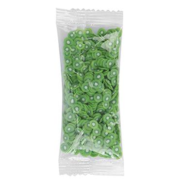 Imagem de Fatias de arte em unhas em formato de frutas, argila de polímero, decorações de manicure diy para arte em unhas, joias de resina, brilho labial, capa de telefone, óculos, arte (Kiwi)