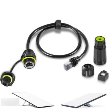 Imagem de yourour Adaptador Ethernet para Starlink Gen 3 e Starlink Mini, adaptador de extensão de cabo com acoplador RJ45, compatível com Starlink V3/Mini Router, Gigabit 1200Mbps, cobre puro 24AWG, à prova