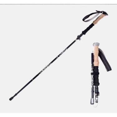 Imagem de Bastão Caminhada Trilha Trekking Alumínio leve dobrável NF - mpmontanh