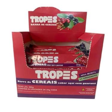 Imagem de 24 Barras De Cereal Tropes Açaí E Guaraná
