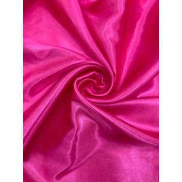 Imagem de EOVEA - Tecido de cetim brilhante da The Yard – Material de poliéster liso para costura, estofamento, forro, decoração, fantasias e artesanato DIY – 152 cm de largura, tecido leve e drapeado macio