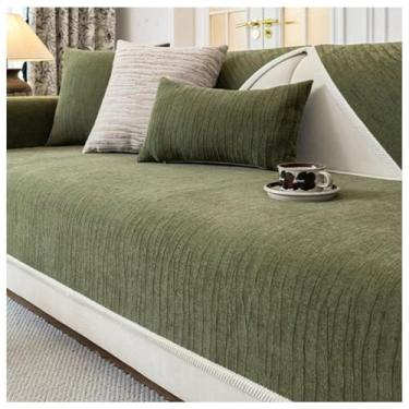 Imagem de SPXMQSS Capas de sofá para sofá, capa de sofá antiderrapante para seção, capa de almofada de sofá universal em forma de L 110 x 110 cm