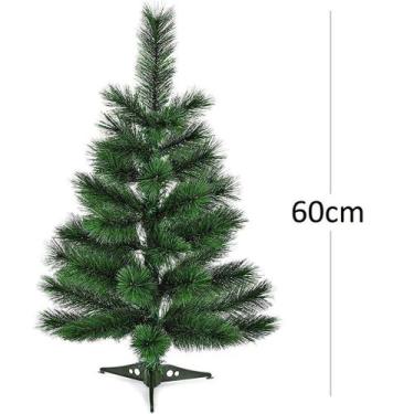 Imagem de Árvore De Natal Pinheiro De Mesa Luxo 60 Cm Cor Verde A0206E - Chibral