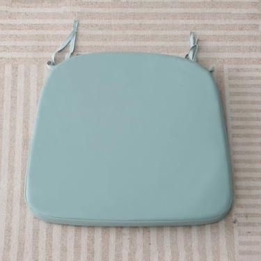 Imagem de Almofadas de cadeira para cadeiras de jantar, almofadas de cadeira de cozinha com laços, almofadas de assento impermeáveis em forma de U, almofadas de assento de espuma viscoelástica azul 2 M 4 peças